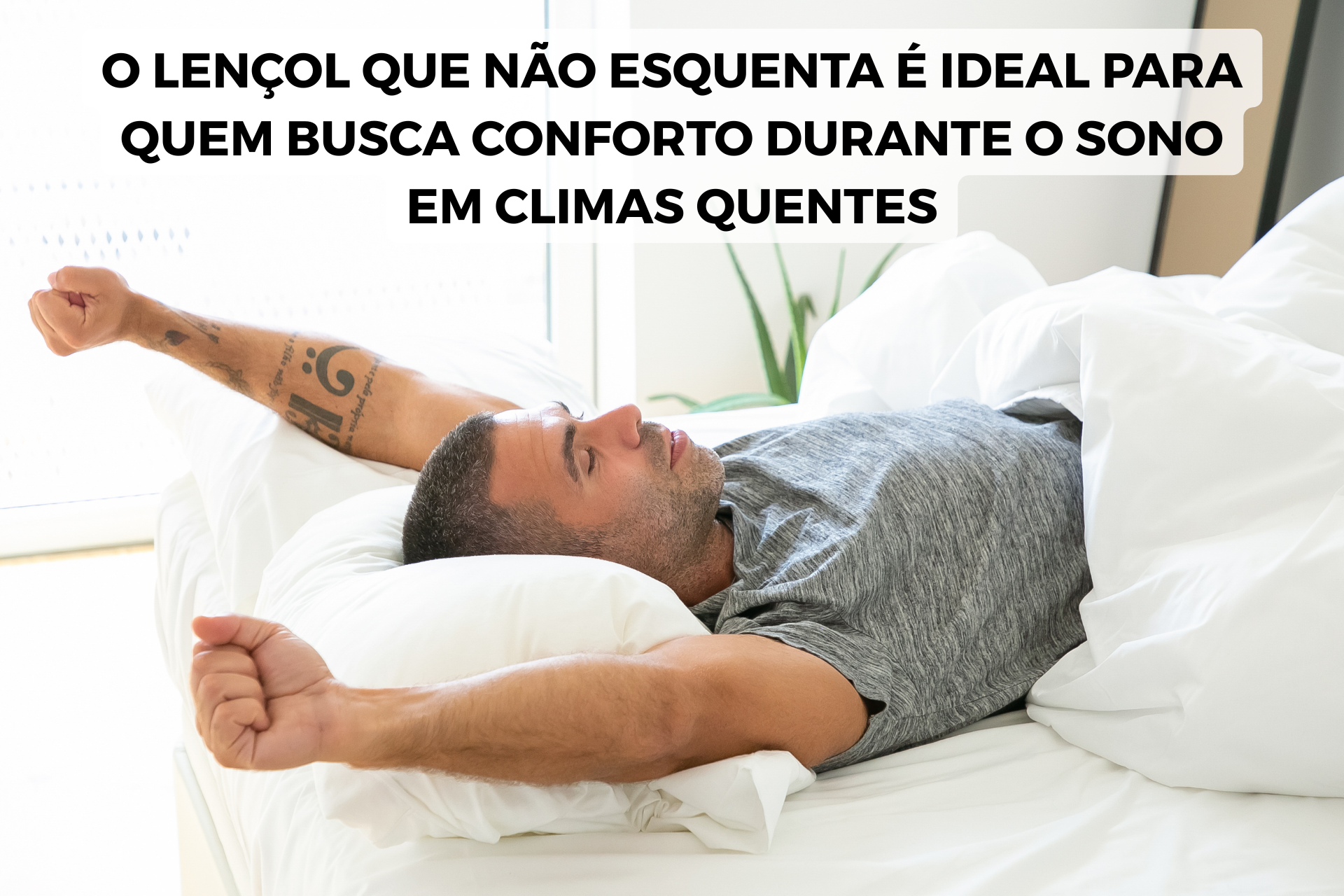 lençol que não esquenta no calor